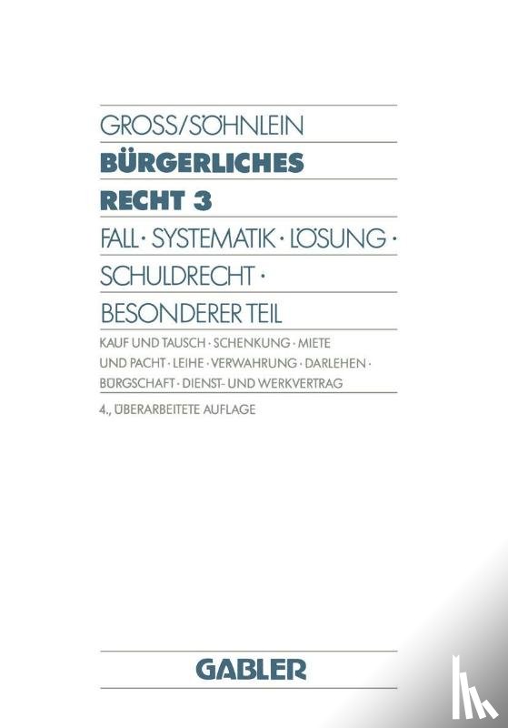Walter Soehnlein - Burgerliches Recht 3