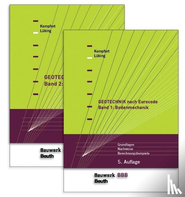 Kempfert, Hans-Georg, Lüking, Jan - Paket Geotechnik nach Eurocode. 2 Bände