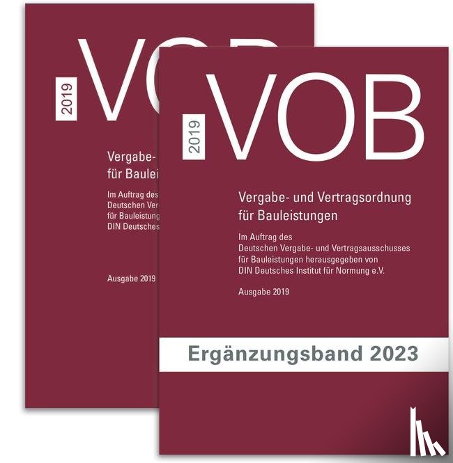  - Paket VOB Gesamtausgabe 2019 + VOB Ergänzungsband 2023