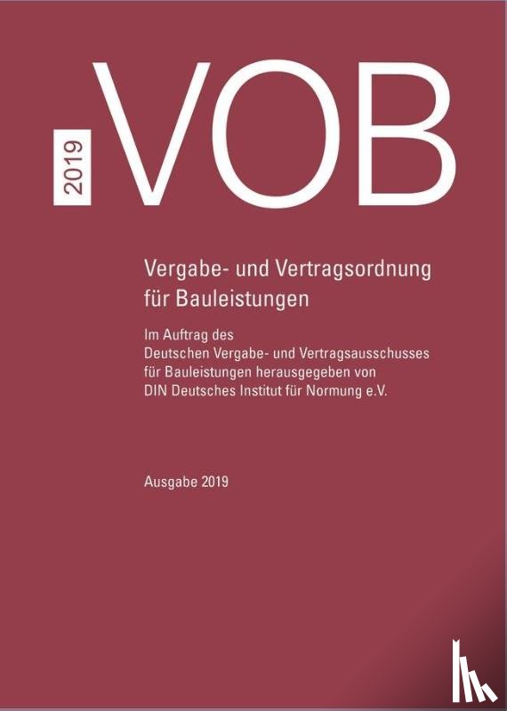  - VOB Gesamtausgabe 2019