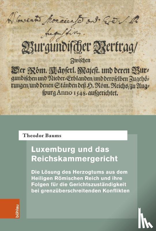 Baums, Theodor - Luxemburg und das Reichskammergericht