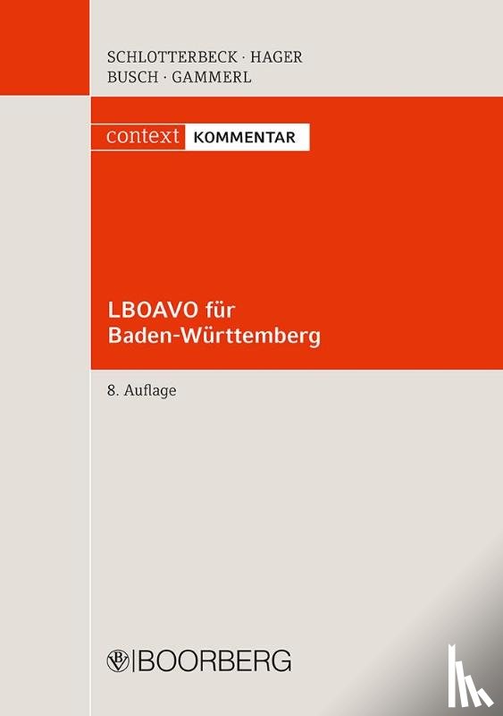 Schlotterbeck, Karlheinz, Hager, Gerd, Busch, Manfred, Gammerl, Bernd - LBOAVO für Baden-Württemberg