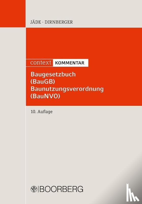 Jäde, Henning - Baugesetzbuch, Baunutzungsverordnung
