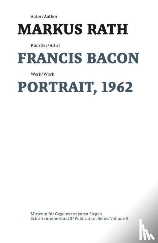 Rath, Markus - Francis Bacon