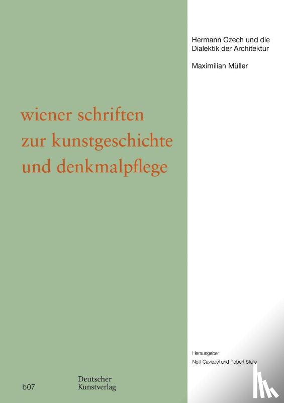 Muller, Maximilian - Hermann Czech und die Dialektik der Architektur