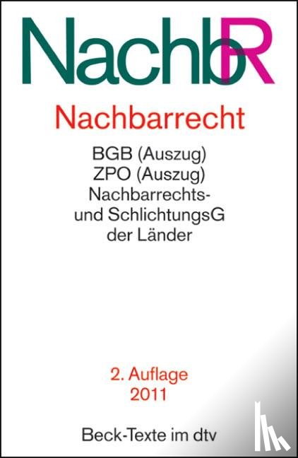  - Nachbarrecht (NachbR)