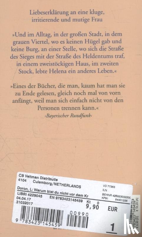 Doron, Lizzie - Warum bist du nicht vor dem Krieg gekommen?