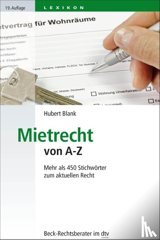Blank, Hubert - Mietrecht von A - Z