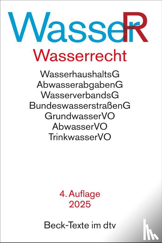 Reinhardt, Michael - Wasserrecht. WasserR