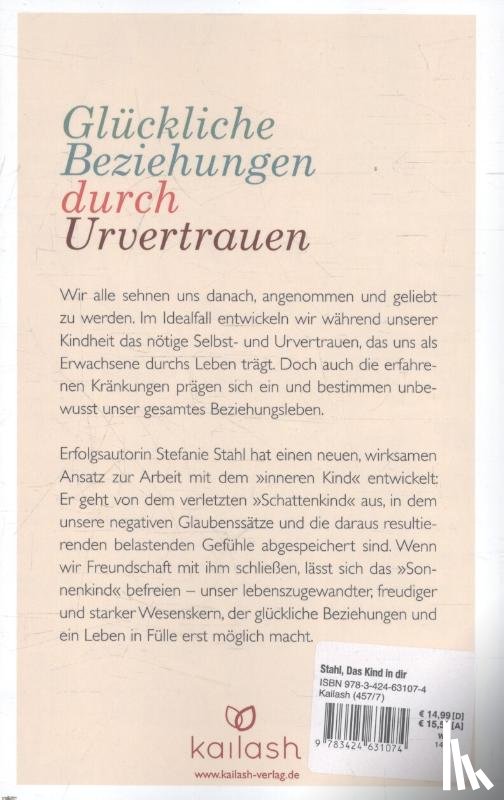 Stahl, Stefanie - Das Kind in dir muss Heimat finden