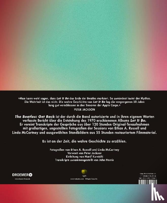 Jackson, Peter, Kureishi, Hanif, Beatles - The Beatles: Get Back (Deutsche Ausgabe)