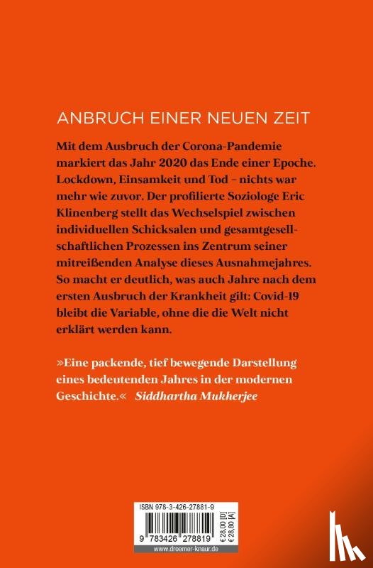 Klinenberg, Eric - 2020 Das Jahr, das die Welt veränderte