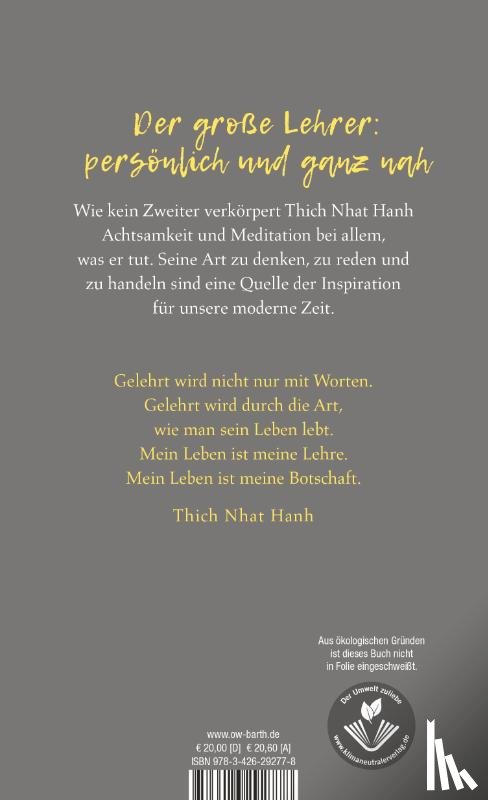 Thich Nhat Hanh - Mein Leben ist meine Lehre