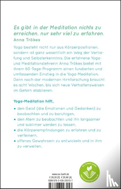 Trökes, Anna - Ein Kurs in Yoga-Meditation
