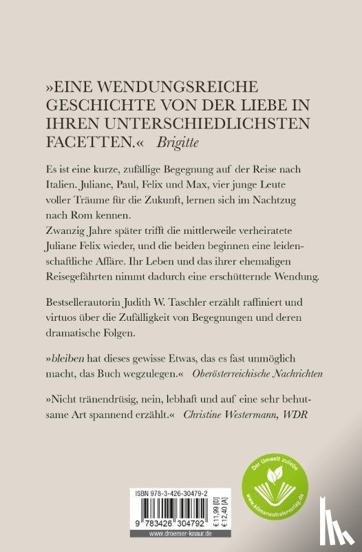 Taschler, Judith W. - bleiben