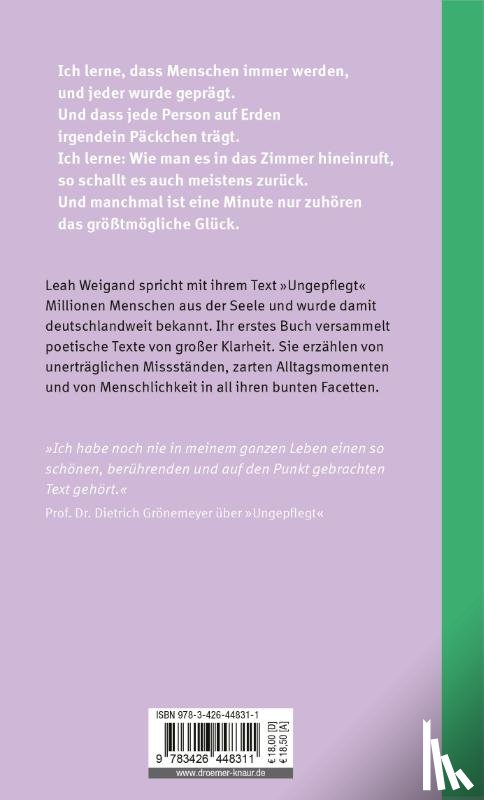 Weigand, Leah - Ein wenig mehr Wir