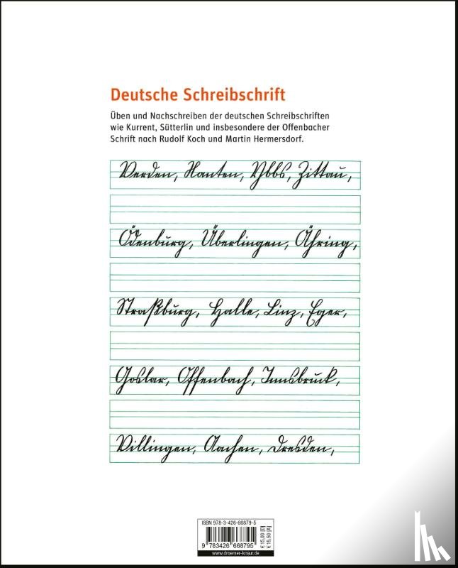 Süß, Harald - Deutsche Schreibschrift. Übungsbuch