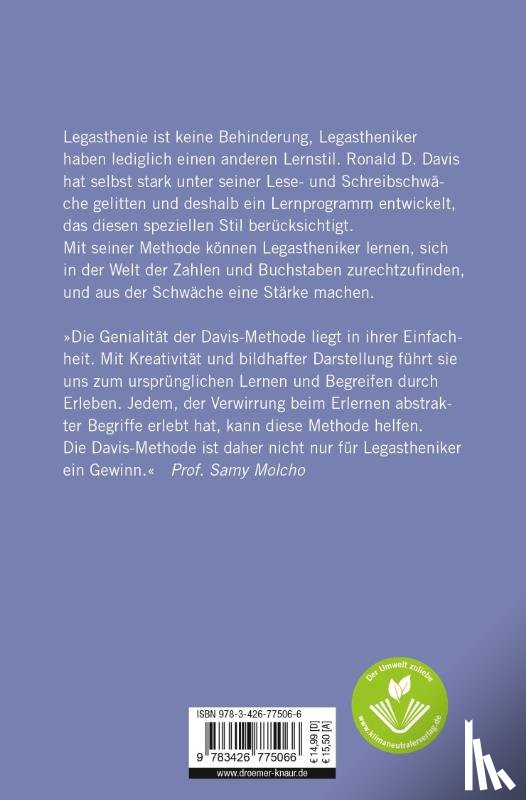 Davis, Ronald D. - Legasthenie als Talentsignal