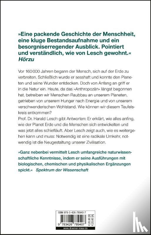 Lesch, Harald, Kamphausen, Klaus - Die Menschheit schafft sich ab
