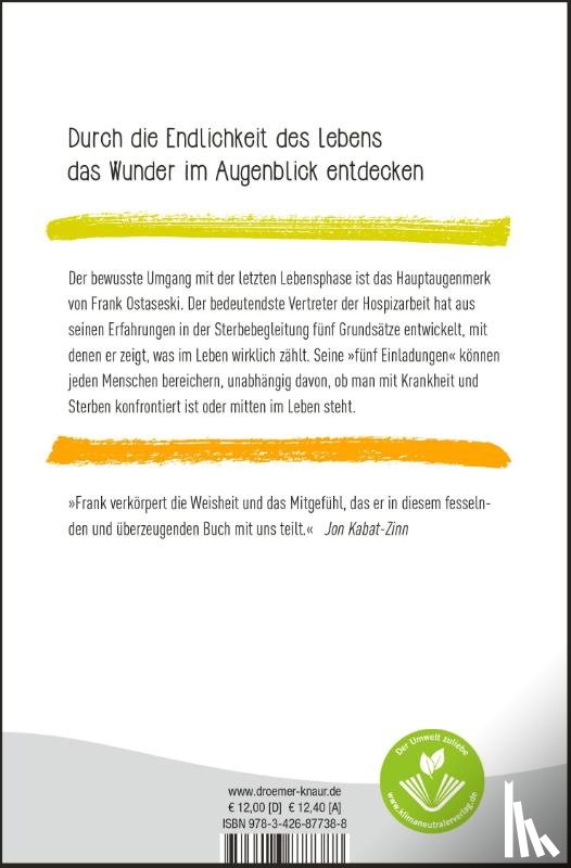 Ostaseski, Frank - Die fünf Einladungen