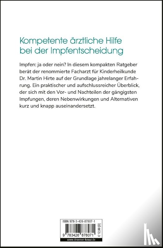 Hirte, Martin - Impfen kurz & praktisch
