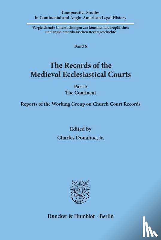  - The Records of the Medieval Ecclesiastical Courts.