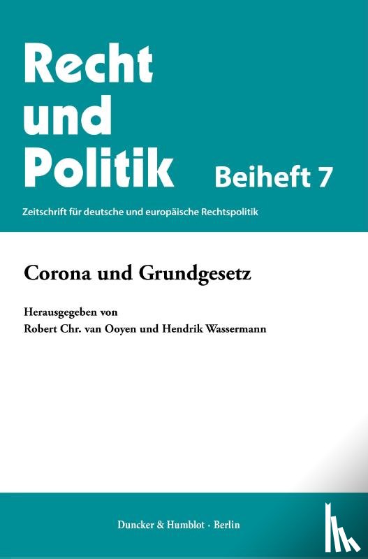  - Corona und Grundgesetz.