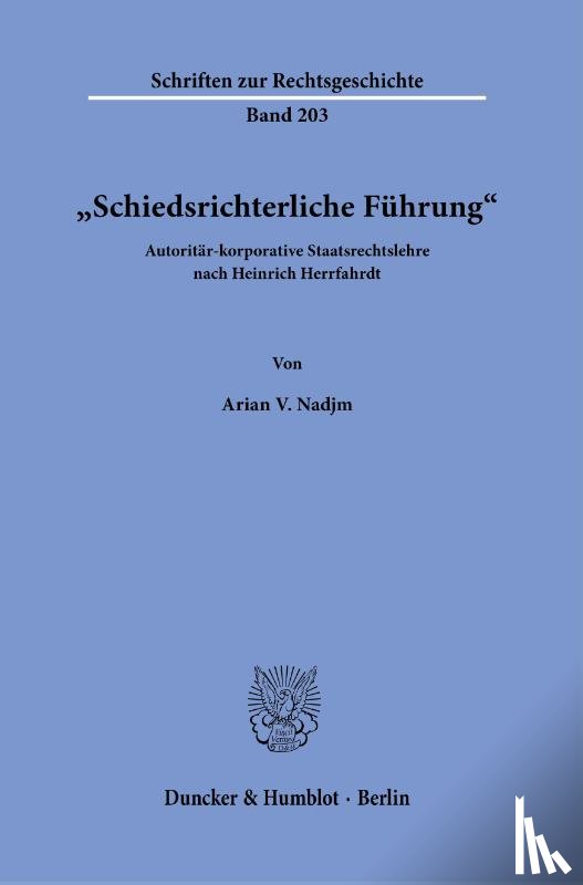 Nadjm, Arian V. - »Schiedsrichterliche Führung«.
