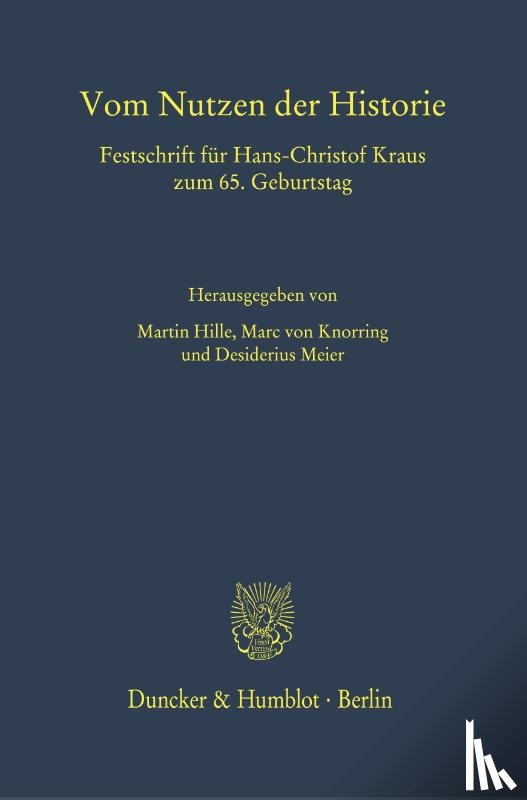  - Vom Nutzen der Historie