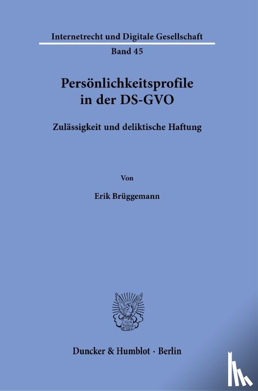 Brüggemann, Erik - Persönlichkeitsprofile in der DS-GVO