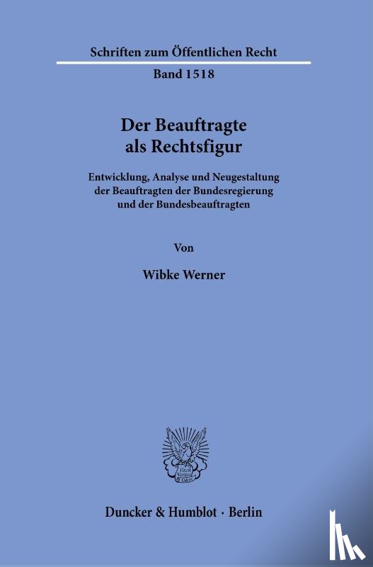 Werner, Wibke - Der Beauftragte als Rechtsfigur.