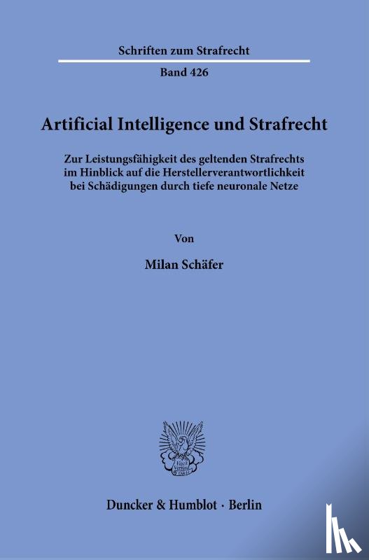 Schäfer, Milan - Artificial Intelligence und Strafrecht.