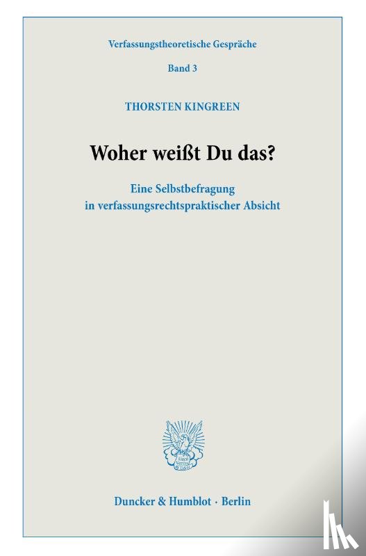 Kingreen, Thorsten - Woher weißt Du das?