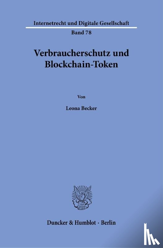Becker, Leona - Verbraucherschutz und Blockchain-Token