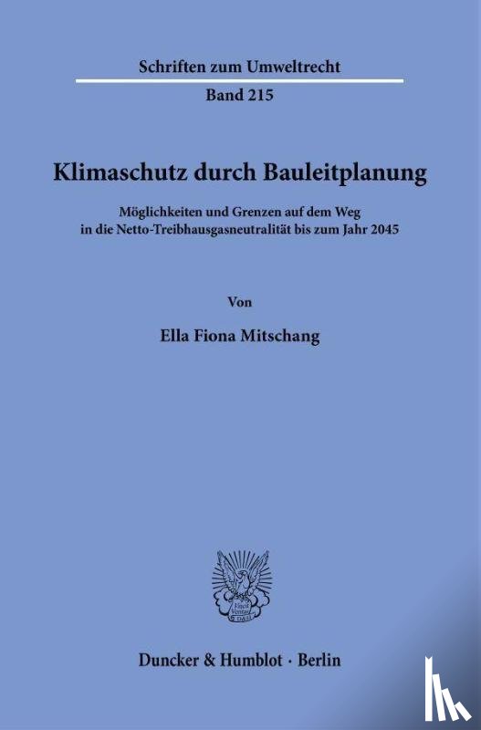 Mitschang, Ella Fiona - Klimaschutz durch Bauleitplanung