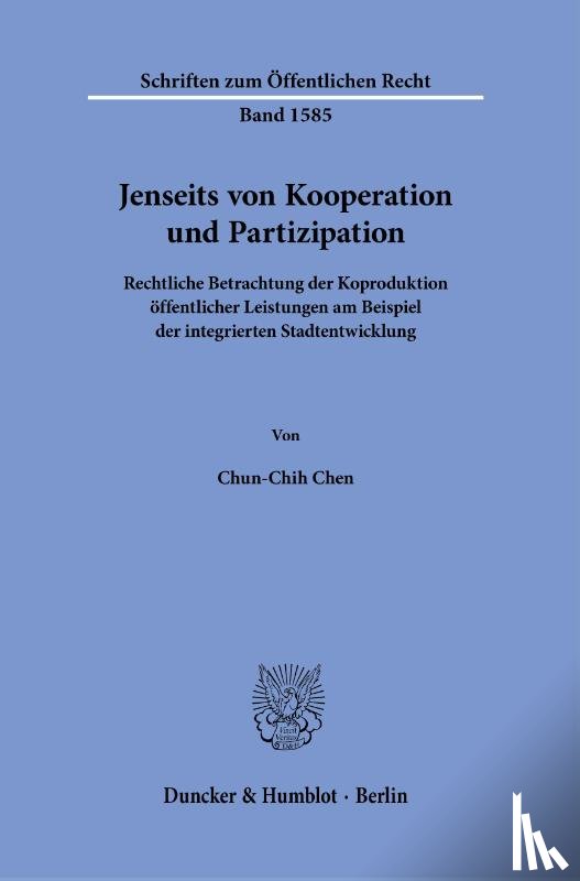 Chen, Chun-Chih - Jenseits von Kooperation und Partizipation