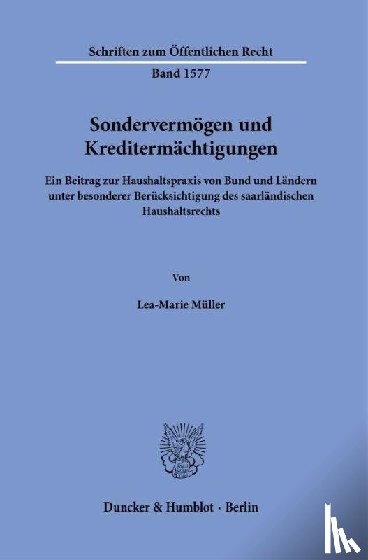 Müller, Lea-Marie - Sondervermögen und Kreditermächtigungen