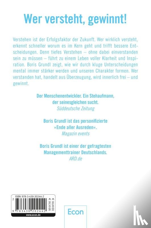 Grundl, Boris - Verstehen heißt nicht, einverstanden sein