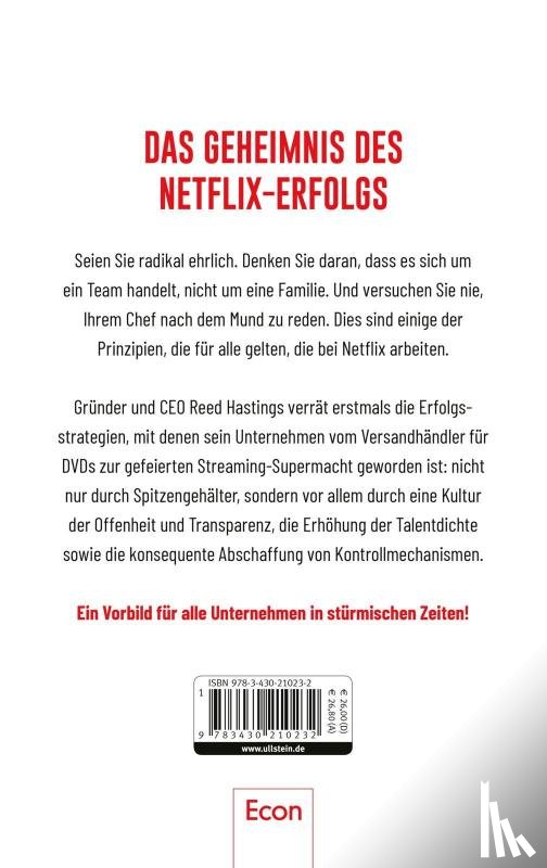 Hastings, Reed, Meyer, Erin - Keine Regeln