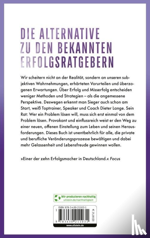 Lange, Dieter - Sieger erkennt man am Start - Verlierer auch