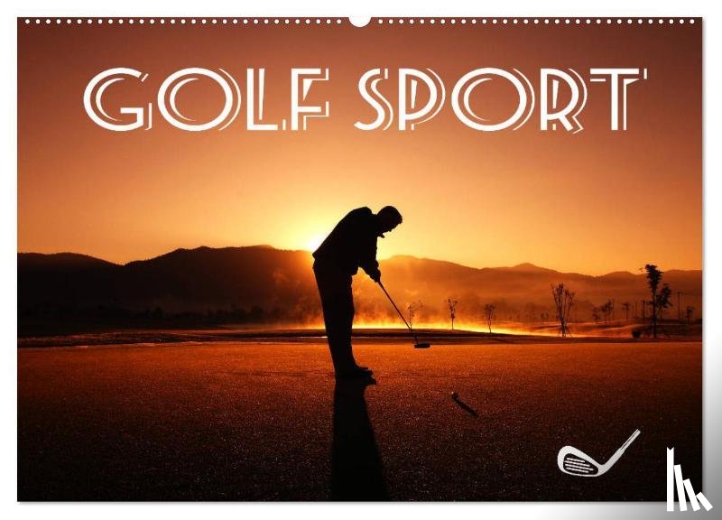 Robert, Boris - Golf Sport (Wandkalender 2025 DIN A2 quer), CALVENDO Monatskalender