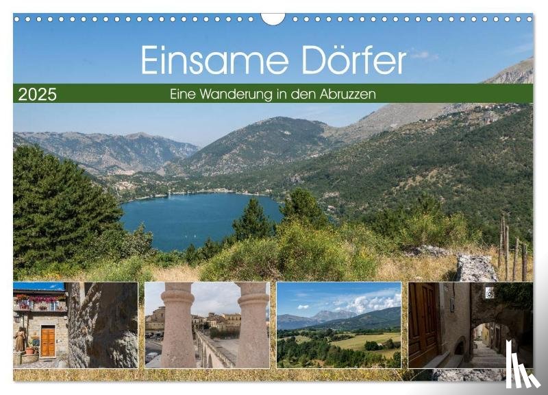 Jorda Motzkau, Marisa - Einsame Dörfer - Eine Wanderung in den Abruzzen (Wandkalender 2025 DIN A3 quer), CALVENDO Monatskalender