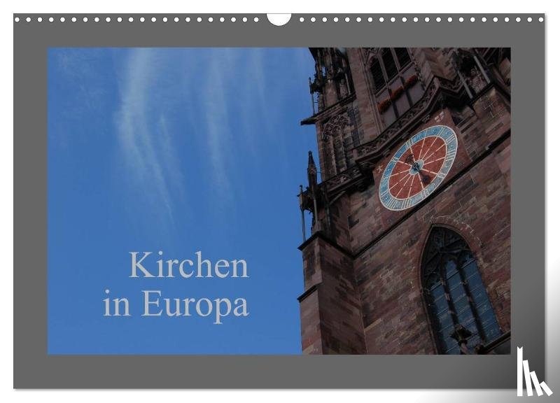Falk, Dietmar - Kirchen in Europa (Wandkalender 2025 DIN A3 quer), CALVENDO Monatskalender