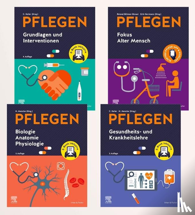 Herrmann, Erik, Keller, Christine, Menche, Nicole - PFLEGEN Lernpaket 3.A. + Fokus Alter Mensch