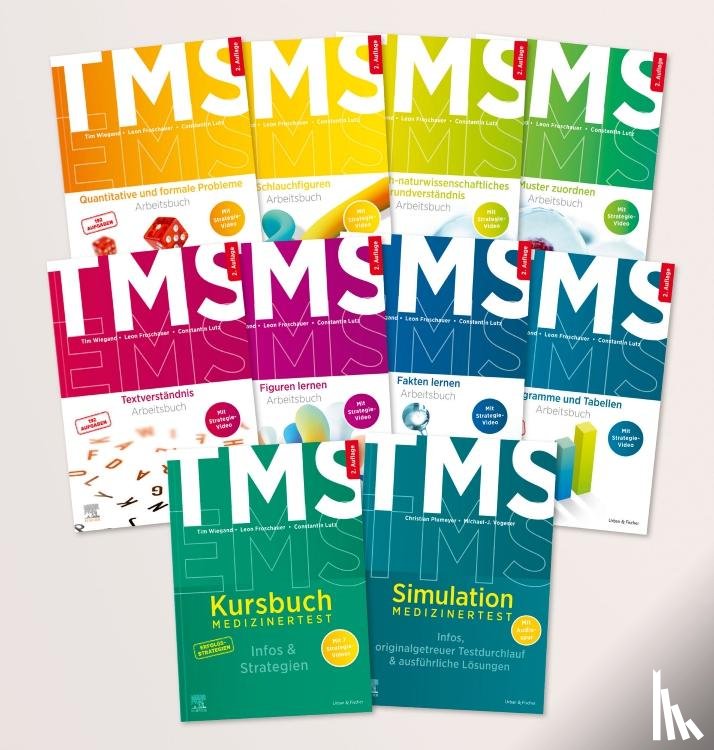 Wiegand, Tim, Froschauer, Leon, Lutz, Constantin, Plumeyer, Christian - TMS & EMS Kompendium - Alle Untertests, Kursbuch und Simulation für den Medizinertest