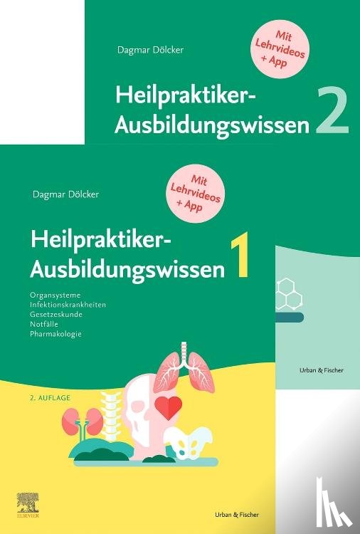 Dölcker, Dagmar - Dölcker, Set Heilpraktiker Ausbildungwissen Bd. 1 und 2