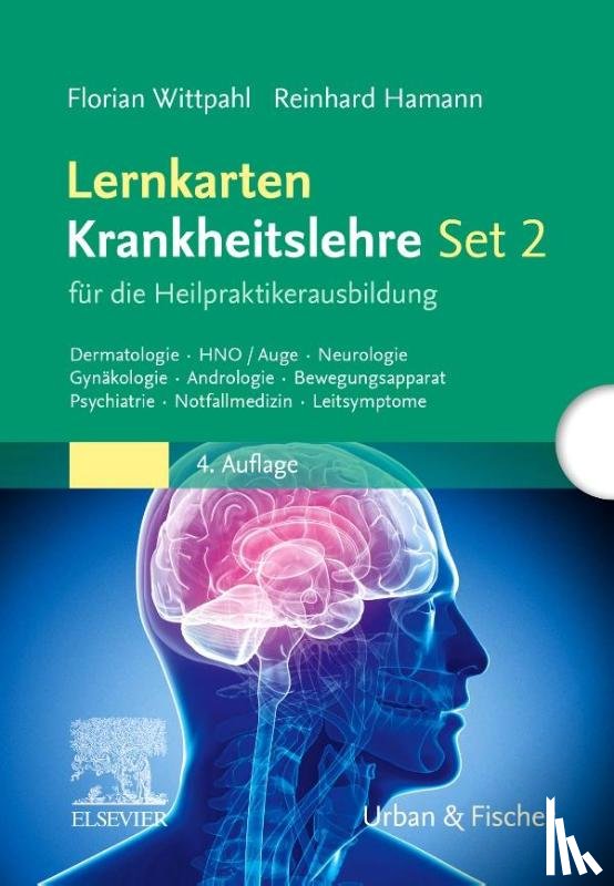 Hamann, Reinhard, Wittpahl, Florian - Lernkarten Krankheitslehre Set 2 für die Heilpraktikerausbildung