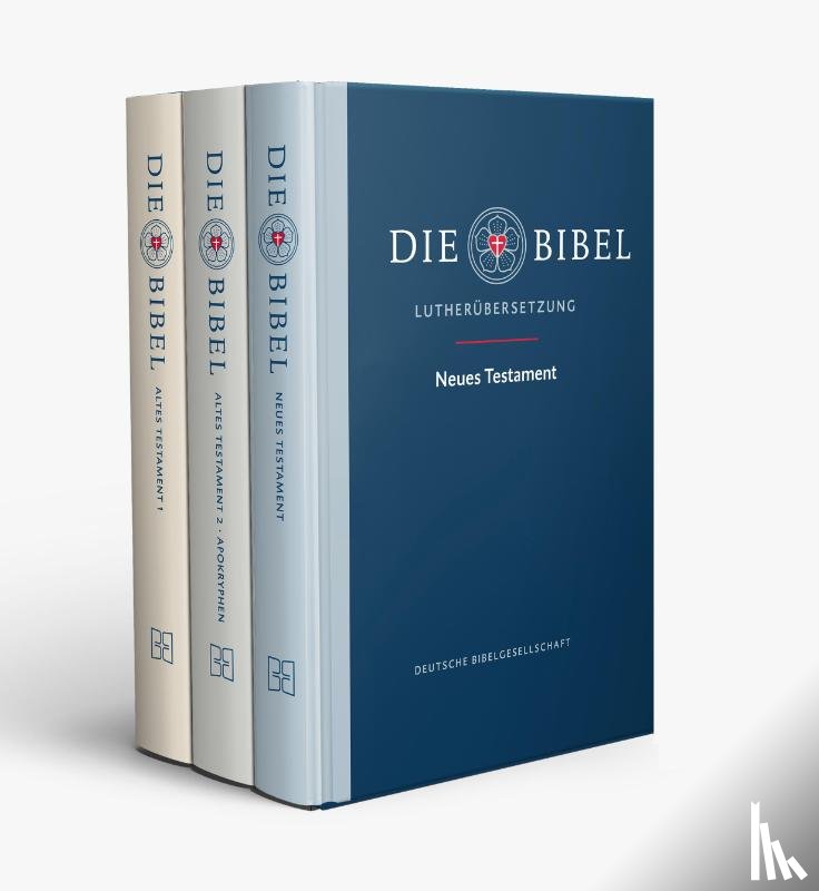  - Lutherbibel. Dreibändige Ausgabe im Großdruck