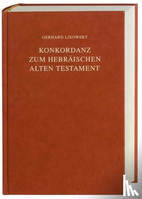  - Konkordanz zum Hebräischen Alten Testament