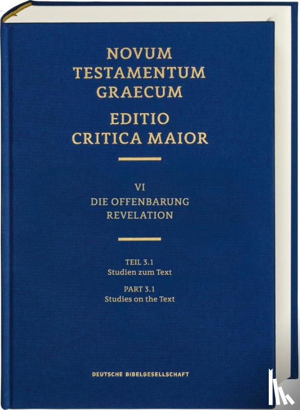  - ECM VI/3.1. Offenbarung. Studien zum Text